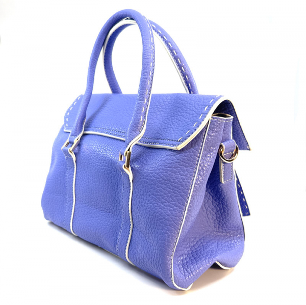 Tote Bag, Vimoda, Lotta, vegan leather, lilac, side